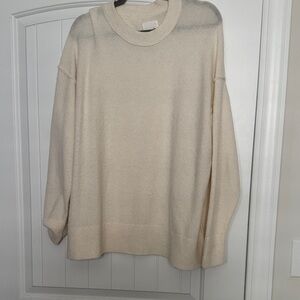 Aerie Soft Cream Knit Sweater
